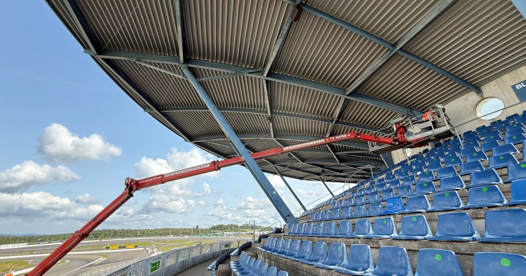 Verkabelung Panomax Webcam Tribüne T4A